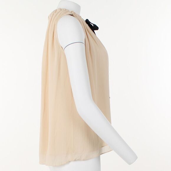 Reiss Mya Gathered Tank with Bow - Picture 5 of 5